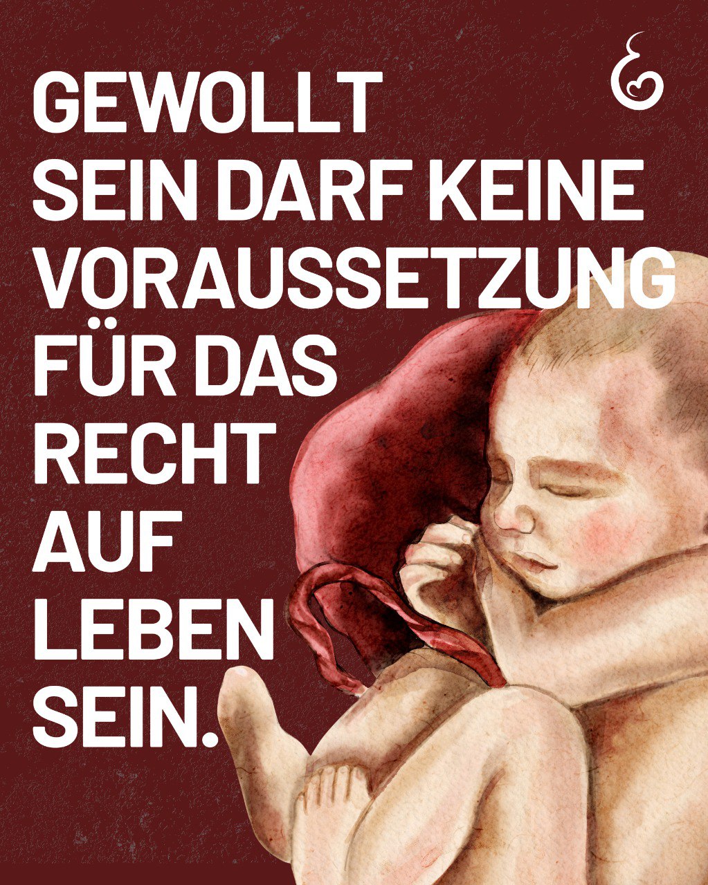 Ob geplant oder ungeplant – der Wert eines menschlichen Lebens sollte daran nicht gemessen werden. Jeder Mensch trägt die gleiche Würde und hat das Recht auf Leben.