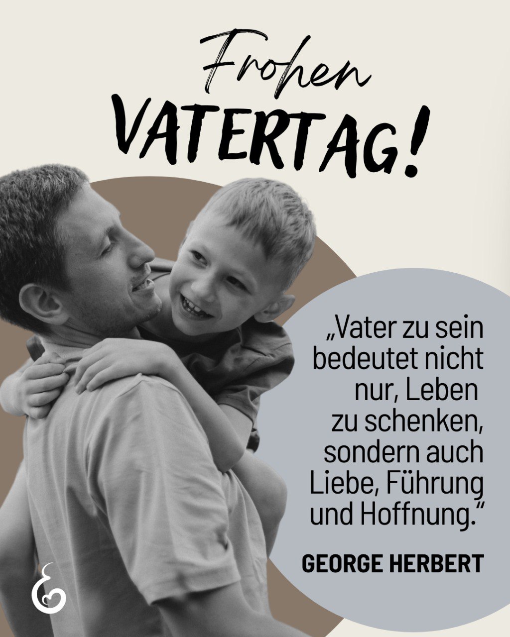 Frohen Vatertag an die Männer, die Beschützer, Versorger, Vorbilder und Freunde sind. Ihr macht unser Leben jeden Tag besser!