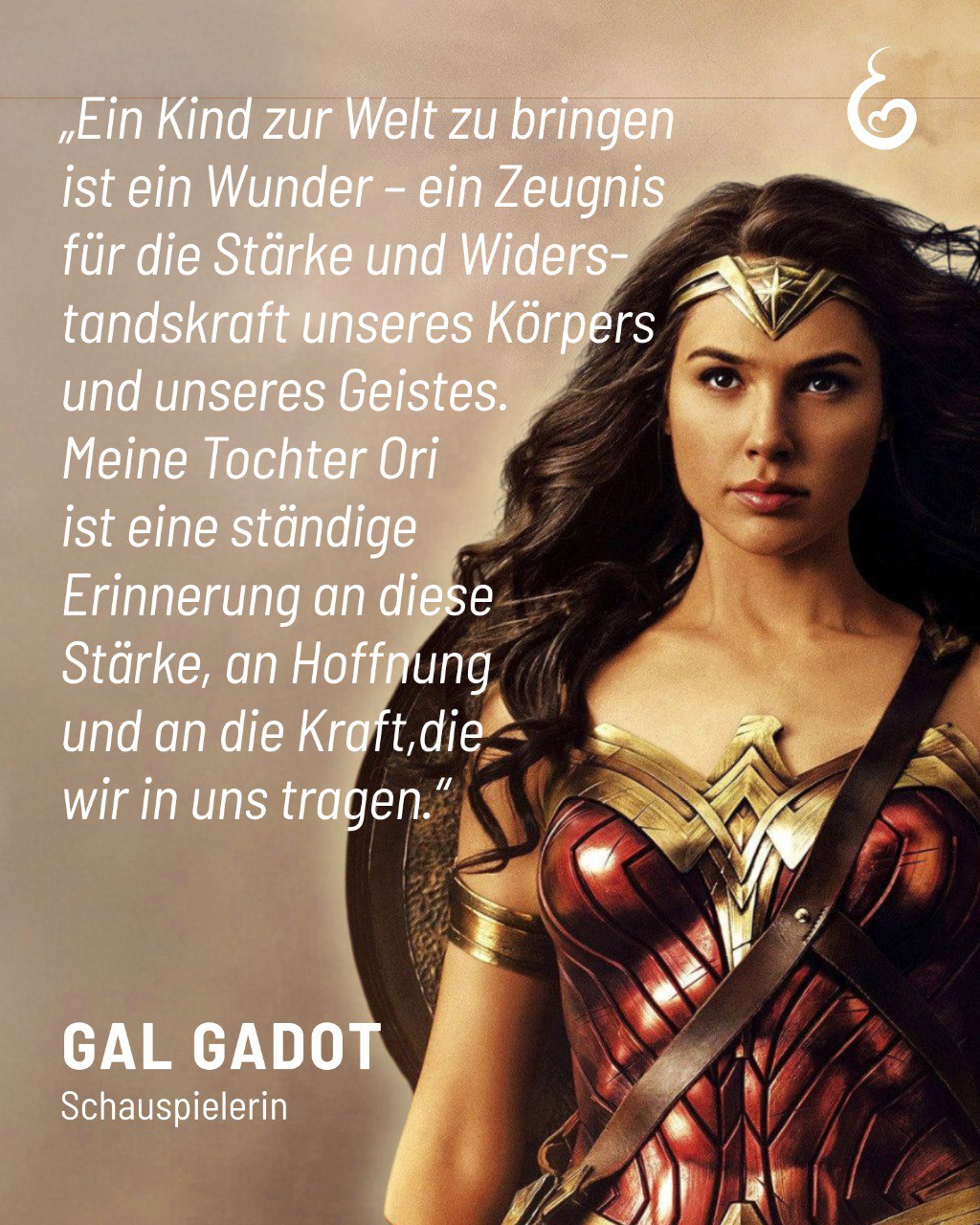 Kinder auf die Welt bringen zu können, ist ein einzigartiges Privileg und eine wahre Stärke der Frau – niemals eine Schwäche.